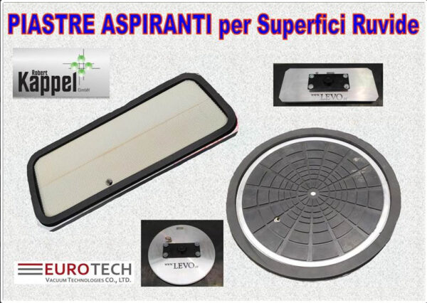 PIASTRE ASPIRANTI PER SUPERFICI RUVIDE