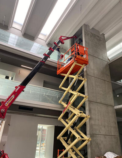 Montaggio ascensore minigru 376