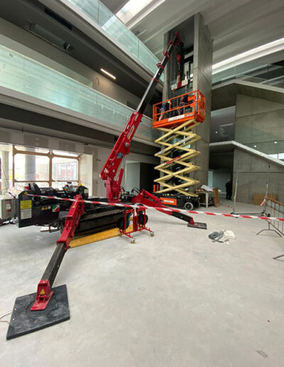 Montaggio ascensore minigru 376