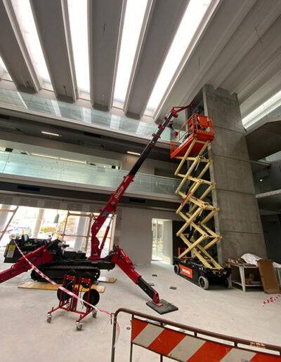 Montaggio ascensore minigru 376