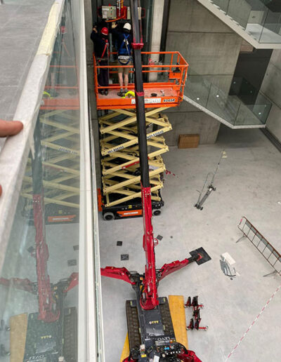 Montaggio ascensore minigru 376